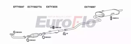 Система выпуска ОГ EuroFlo TYCOR20D 1004